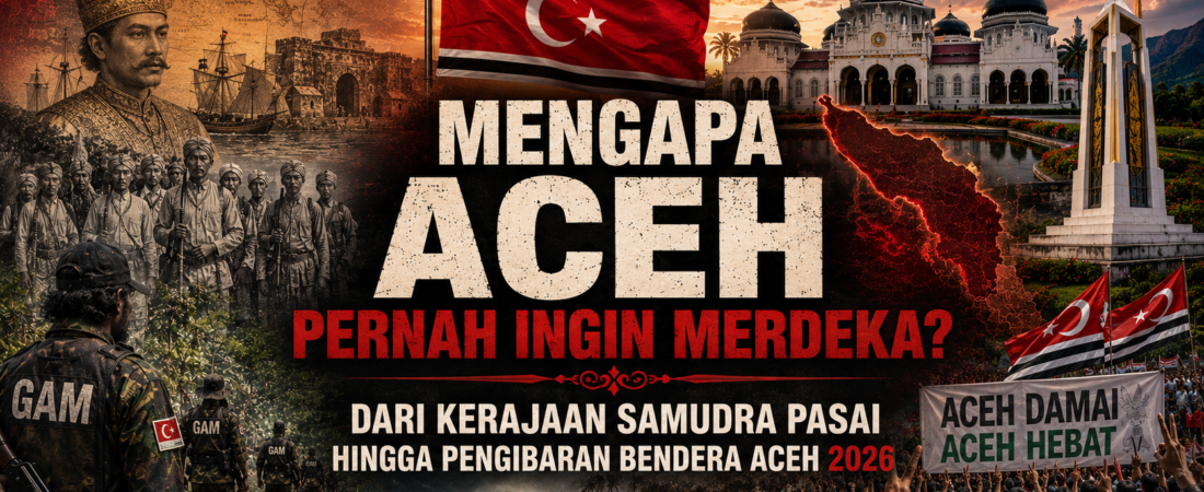 Mengapa Aceh Pernah Ingin Merdeka? Dari Kerajaan Samudra Pasai hingga Pengibaran Bendera Aceh 2026