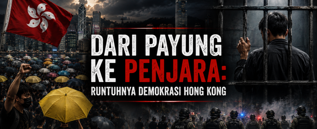 Dari Payung ke Penjara: Runtuhnya Demokrasi Hong Kong