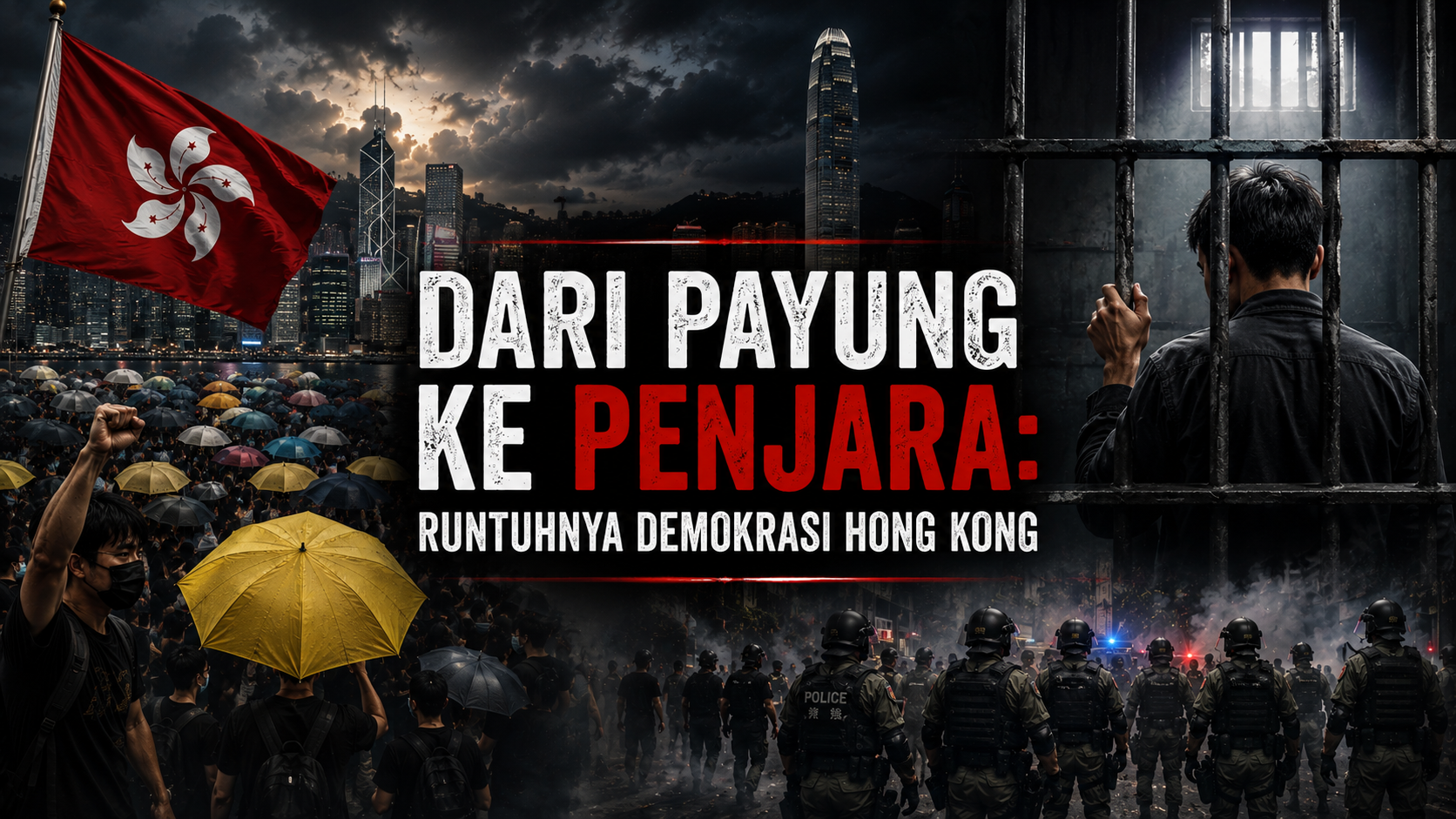 Dari Payung ke Penjara: Runtuhnya Demokrasi Hong Kong